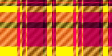70 'ler tekstil dikişsiz, ızgara tartan desenli ekose. Parlak ve pembe renk paletinde kumaş arkaplanı kontrol ediliyor.