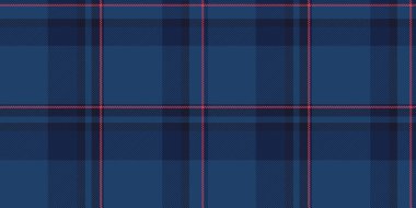 Tekrarlanan şablon kontrolü kumaş, ringa kemiği vektörü pürüzsüz arka plan. Katlanmış kumaş desenli ekose koyu ve mavi renk paleti.