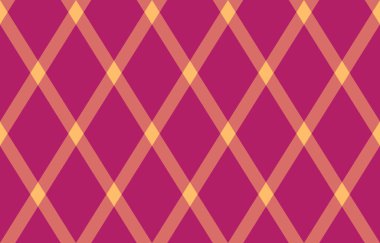 Argyle geometrik eşkenar dörtgenin kusursuz deseni. Harlequin duvar kağıdı tasarımını kontrol et. Web geçmişi için klasik elmas şekilli tekstil malzemesi, baskı kumaşı, kazak, ambalaj kağıdı, hediye kartı, davetiye.