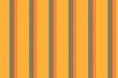 Canlı çizgili arka plan deseni. Dikey turuncu, kahverengi ve siyah çizgiler, grafik tasarım veya tekstil baskısı için ideal, dinamik desenli bir zemin oluşturur.