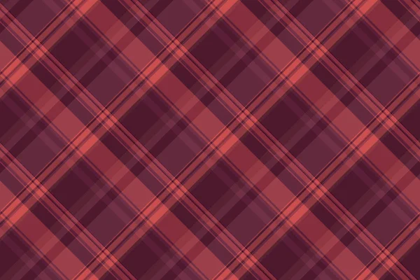 Pencere dokusunu incele, dikişsiz tartan yap. Doğulu kumaş ekose vektör arkaplanı kırmızı ve pembe renk paleti.