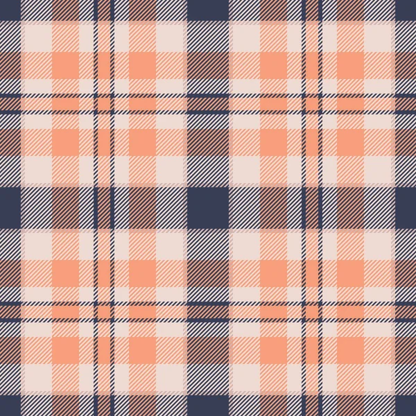 Geçmişi pürüzsüz, bant desenli tartan ekoseli. Işık ve turuncu renk paletinde kumaş vektörünü kontrol et.