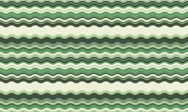 Serene yeşil dalgalı çizgili desen. Geçmişler, tekstil, web sitesi tasarımı ve ambalaj için mükemmel. Doğayı, sükuneti ve retro estetiği çağrıştırıyor. Çok yönlü ve görsel olarak çekici..
