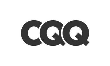 CQQ logo tasarım şablonu güçlü ve modern kalın metinlerle. Basit ve minimal tipografi içeren ilk tabanlı vektör logosu. Modayı takip eden şirket kimliği markalar için ideal..