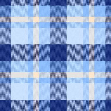 Klasik mavi ringa kemiği deseni. Kusursuz tekstil tasarımı, özgeçmiş, giyim ve grafiksel projeler için idealdir. Çok yönlü, şık.