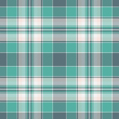 Asimetrik arkaplan dokusu pürüzsüz, masa örtüsü desenli vektör tekstili. Gök mavisi ve beyaz renk paletinde ekose kumaşı kontrol et.