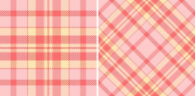 Pastel gölgelerde iki tane kusursuz tartan deseni. Bu klasik tasarım sıcaklık, rahatlık ve geleneği çağrıştırıyor. Tekstil, arkaplan veya cozytemalı projeler için ideal.