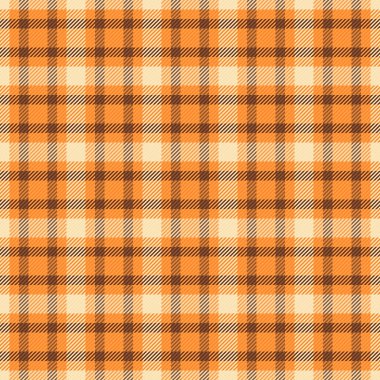 Warm, inviting seamless plaid pattern in autumnal hues. Ideal for backgrounds, textiles, and designs needing a cozy, rustic, or traditional touch. Versatile texture