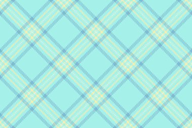 Delicate plaid pattern in soft hues. Seamless texture with light blue and yellow lines. Ideal for backgrounds, textiles, design projects and festive occasions.