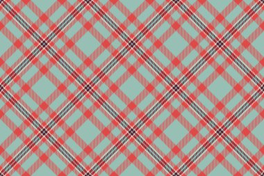 Classic plaid pattern. Festive, versatile design in red and teal. Ideal for backgrounds, textiles, apparel, and creating a warm, cozy, vintage aesthetic.