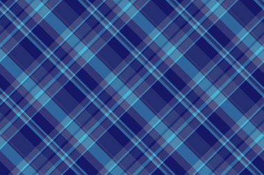 Fluffy pattern seamless background, hat check vector tartan. Figure texture plaid fabric textile in blue and cyan colors palette.