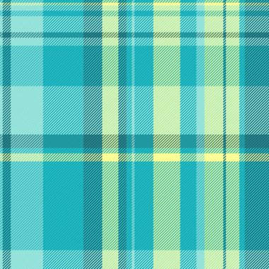 Classic plaid pattern in cool, calming hues. Seamless textile design evokes warmth and comfort. Ideal for backgrounds, apparel, or graphic design projects.