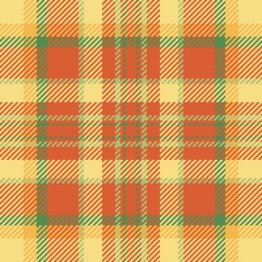 Classic plaid pattern in warm autumnal hues. Detailed, woven texture. Ideal for backgrounds, apparel, or design elements. Creates a cozy, heritage feel.
