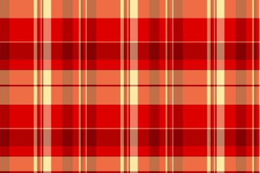 Classic tartan pattern with vibrant red  neutral tones. Seamless  versatile, great for backgrounds, textiles, wrapping paper, or seasonal designs.