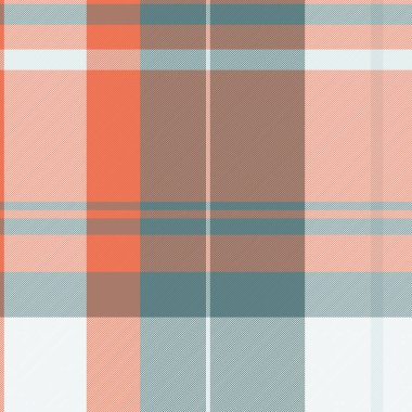 Tracery pattern tartan plaid, latin background textile vector. Perfect seamless check texture fabric in white and red colors palette.