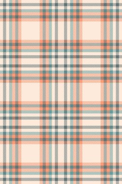 Subtle peach, teal, and gray plaid pattern.  Perfect for textile design, website backgrounds, or fashion projects.  This seamless texture evokes a feeling of warmth and understated elegance.