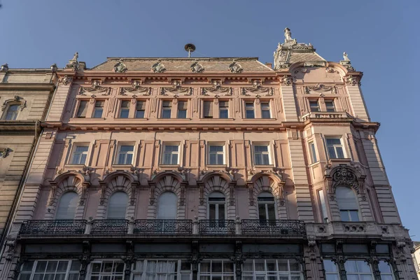 Budapest Ungern Feb 2020 Gammal Ungersk Rustnings Och Hjälmsköld Med — Stockfoto