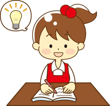 Çocuk masaya gidiyor.