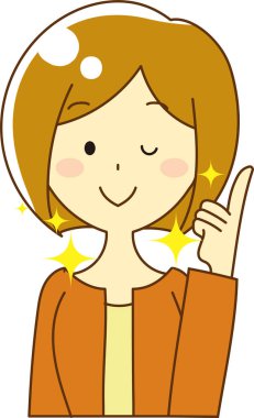 Parlak bir kadının tasviri