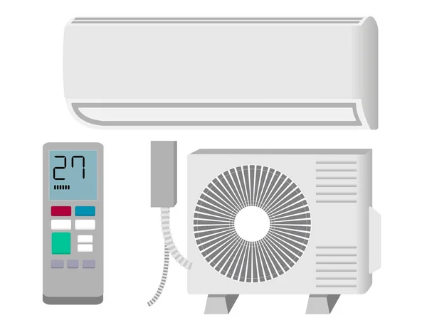 Légkondicionáló Berendezések Illusztrációs Készlete — Stock Vector