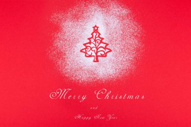 İyi yeni yıl kavramı kartı, sembol kış, tatlı tatil, mutlu Noeller. Tatlı rüyalar ve iyi fikirler.