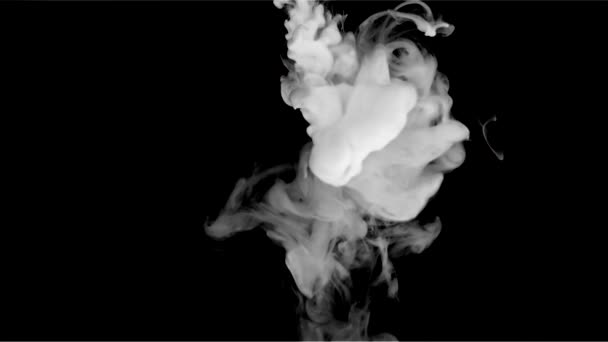 Pigment Sopka Inkoust Vodě Abstraktní Velmi Krásný Efekt Zpomalené Video — Stock video