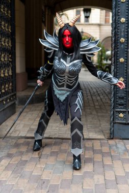 Odessa, Ukrayna - 13 Temmuz 2019 Natsu Nami 9 japon anime çizgi roman gösterisi.