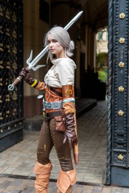 Odessa, Ukrayna - 13 Temmuz 2019 Natsu Nami 9 japon anime çizgi roman gösterisi.