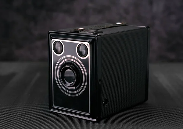 Gamla Vintage film foto kamera, livsstil minne. — Stockfoto
