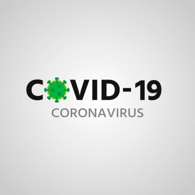 Covid 19 Logo vektörü