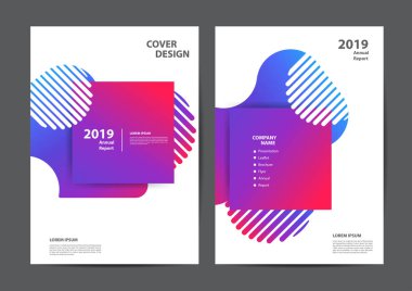 Busine için poster el ilanı broşür broşür kapak tasarım şablonları