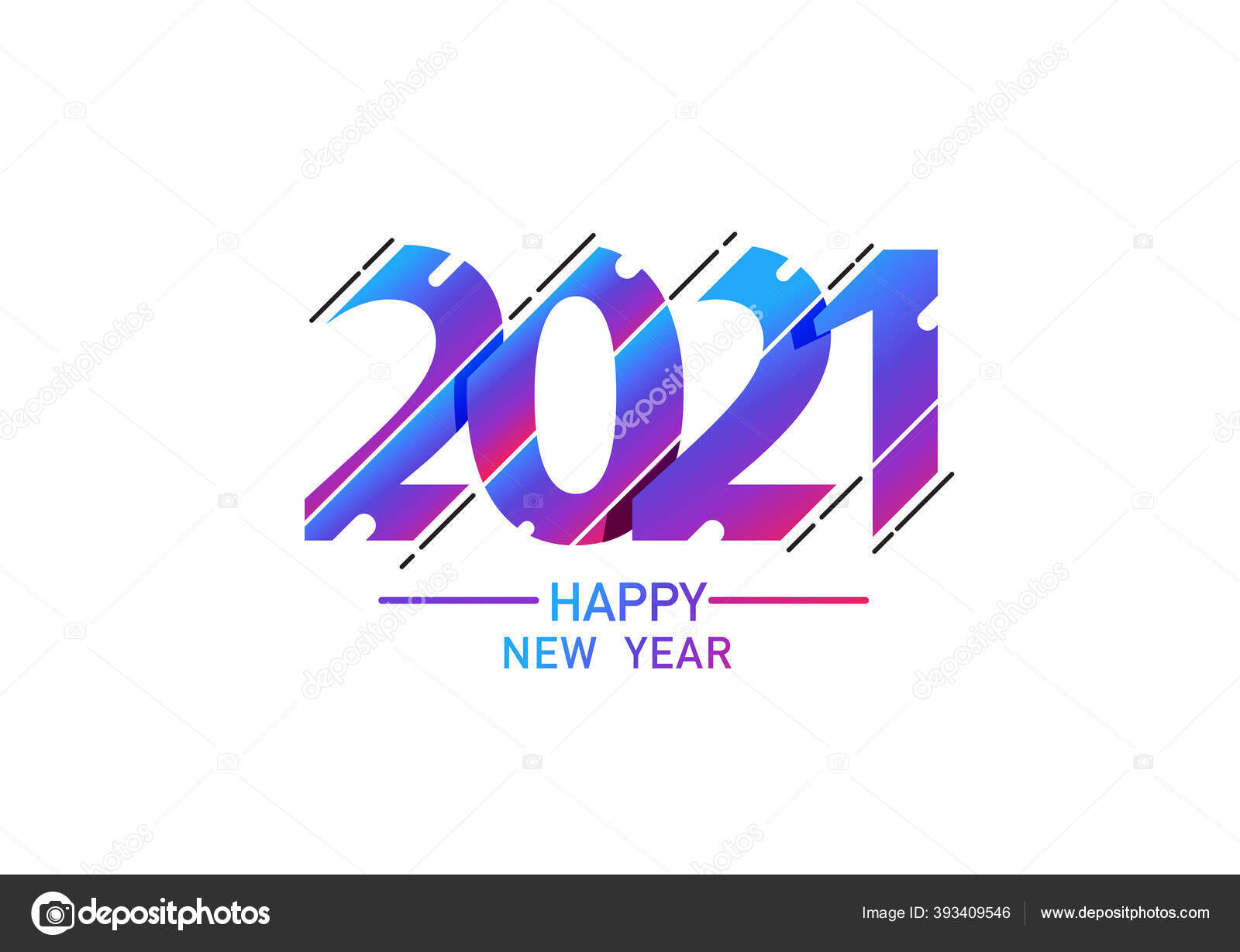 21 Happy New Year Logo Text Design Vector Illustration Stock Vector Image By C Koydesign