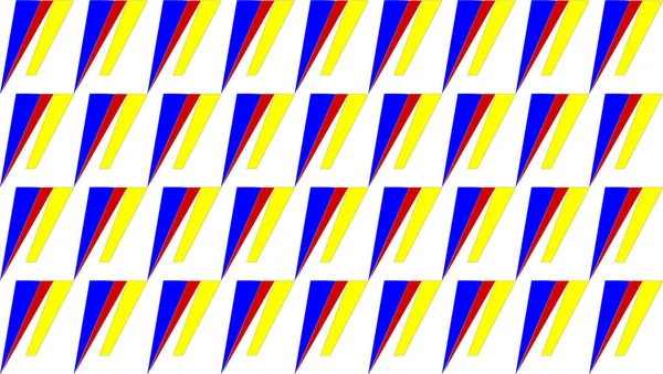 추상적 노란색과 파란색 삼각형의 대리석 대리석 유행하는 배경을 아쿠아 — 스톡 벡터