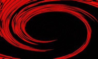 Eşsiz doku çerçevesi üzerinde kırmızı renkli girdap desenli dijital grafik.