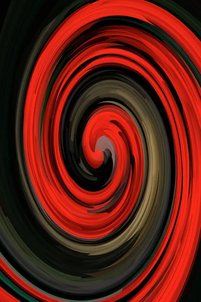 Yuvarlak Çerçeve Kırmızı Zeytin Rengi Sanat Dokusu Dijital Görüntü Oluşturma — Stok fotoğraf