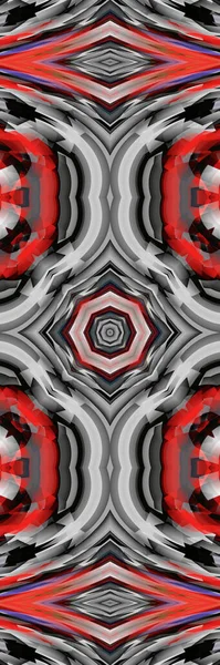 Red Black Digital Marbling Abstract Marbled Backdrop Liquid Paint Abstraction — Stock Photo, Image