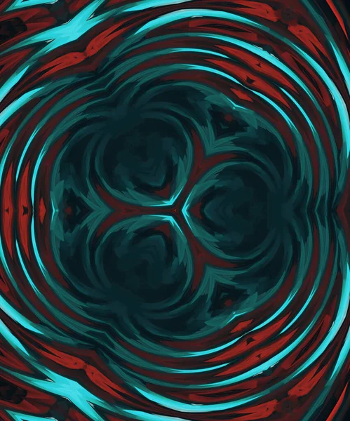 Helles Türkisfarbenes Digitales Marmorieren Abstrakt Marmorierter Hintergrund Abstraktion Flüssiger Farbe — Stockfoto