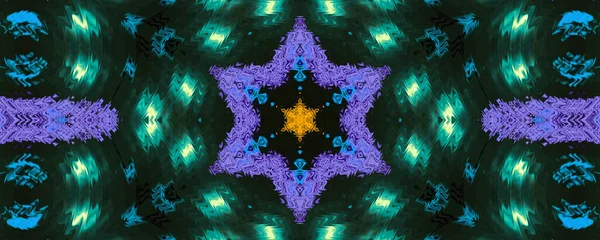 Abstract Lighting Stars Circle Stylized Backdrop Seamless Tie Dye Texture — Stock Photo, Image