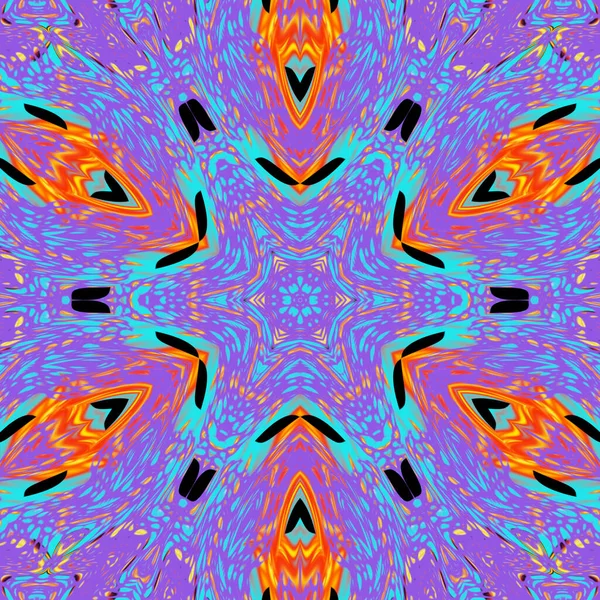 Фрактальный Фиолетовый Абстрактный Фон Световые Эффекты Неоновое Золотое Свечение Праздничное — стоковое фото