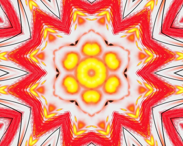 Abstract Golden Kaleidoscope Background Beautiful Multicolor Kaleidoscope Texture Unique Kaleidoscope — Stock Photo, Image