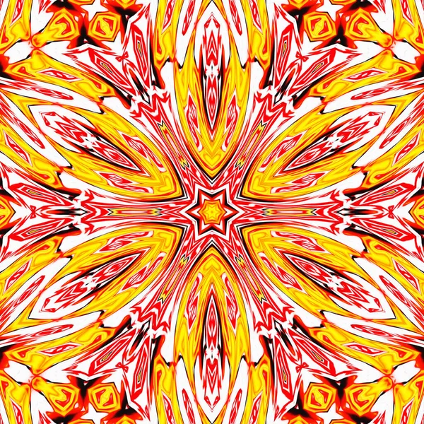 Abstract Golden Kaleidoscope Background Beautiful Multicolor Kaleidoscope Texture Unique Kaleidoscope — Stock Photo, Image