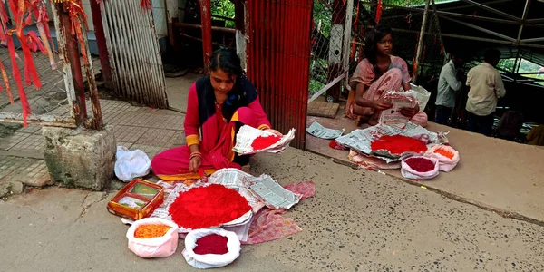 District Satna Maihar City India Szeptember 2019 Egy Ázsiai Szegény — Stock Fotó