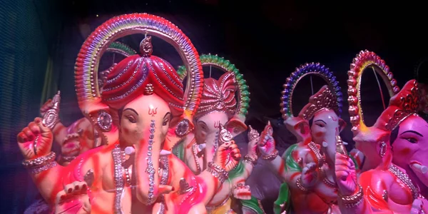 Districto Katni India Agosto 2019 Increíble Dios Animal Esculturas Ofrendas —  Fotos de Stock