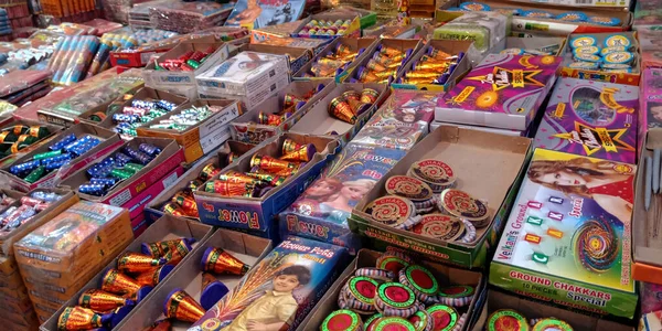 District Katni India Octubre 2019 Múltiples Galletas Exhibidas Por Vendedor —  Fotos de Stock