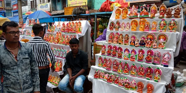 District Katni India October 2019 Asian Poor Boy Vender Selling — Stock Photo, Image