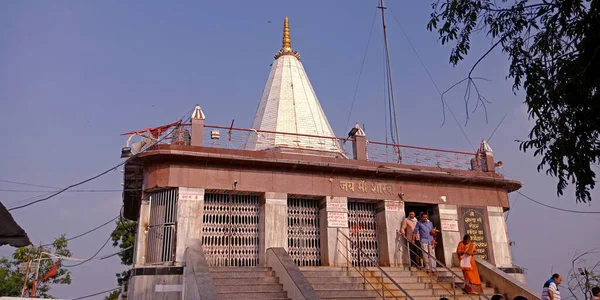 District Satna India Wrzesień 2019 Hinduskie Religijne Maihar Sharda Świątynia — Zdjęcie stockowe