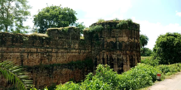 Índia Atração Turística Reino Arquitetura Vijayraghavgarh Fort Verde Floresta Fundo — Fotografia de Stock