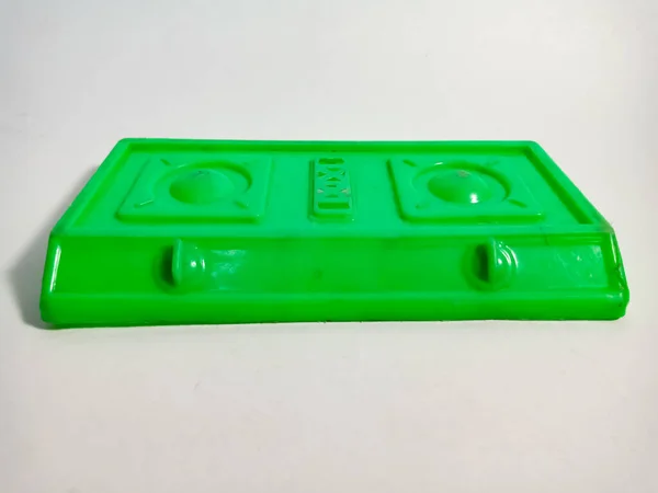 Aragaz Gătit Verde Jucărie Izolat Fundal Alb Pentru Marketing Branding — Fotografie, imagine de stoc