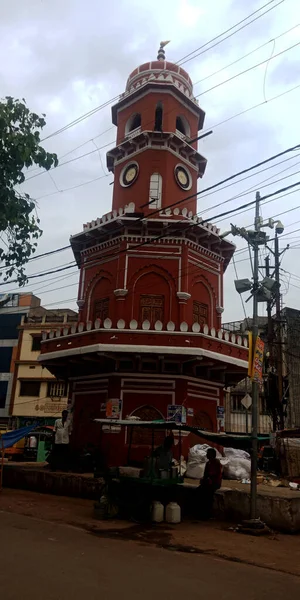 District Katni India Juli 2019 Kerkplein Gezicht Wegzijde Hemel Achtergrond — Stockfoto