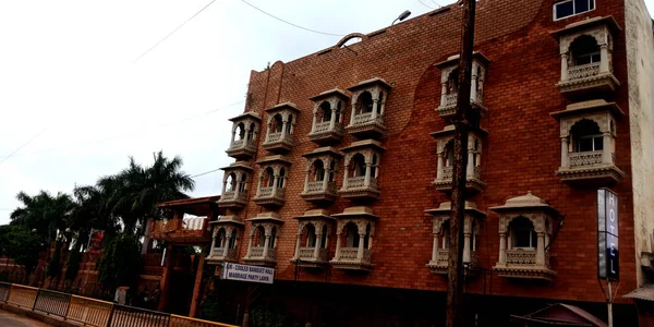 District Katni India Temmuz 2019 Hotel Raj Palace Binası Önü — Stok fotoğraf